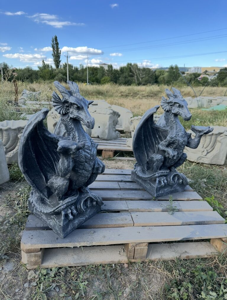 Скульптура «Дракон со светильником/чашей», купить в Крыму и Севастополе