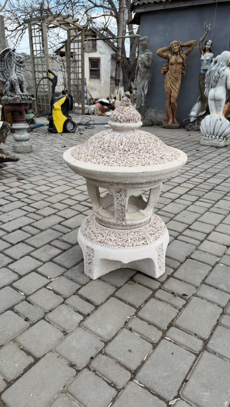 Японский круглый фонарь из натурального камня, купить в Крыму и Севастополе