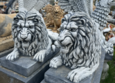 Скульптура Китайский лежачий лев, купить в Крыму и Севастополе