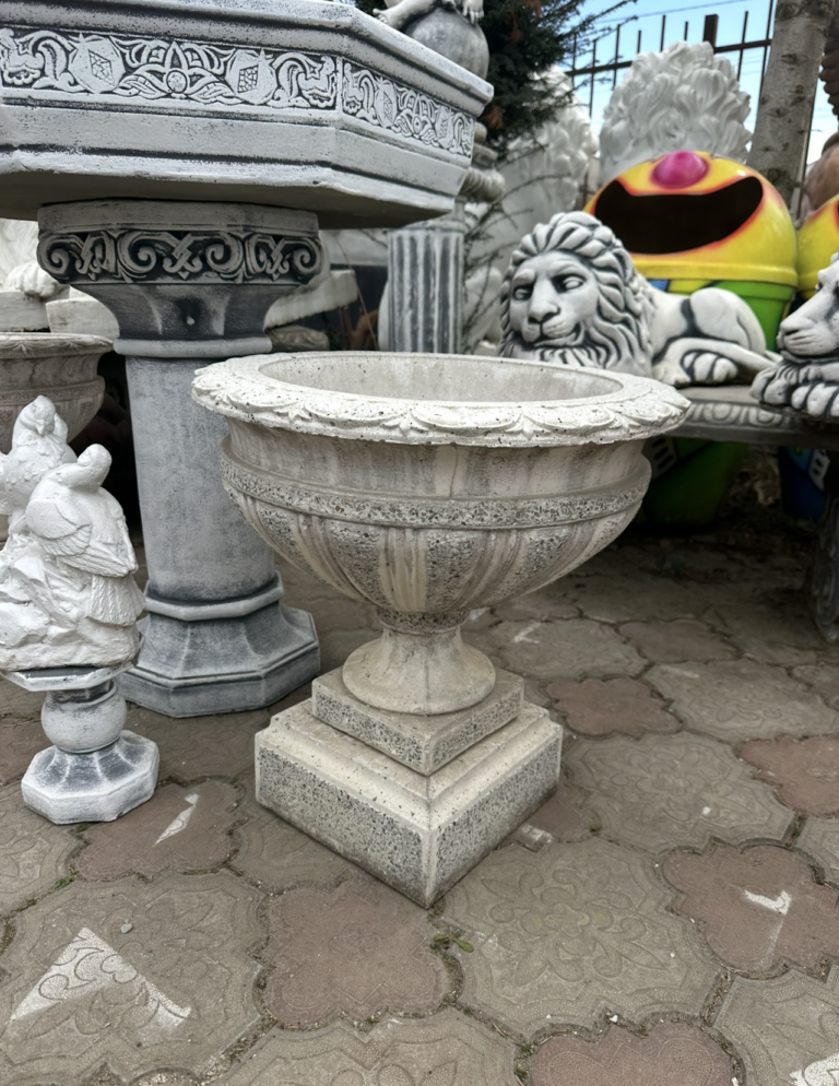 Уличный вазон для цветов с мраморной крошкой, купить в Крыму и Севастополе
