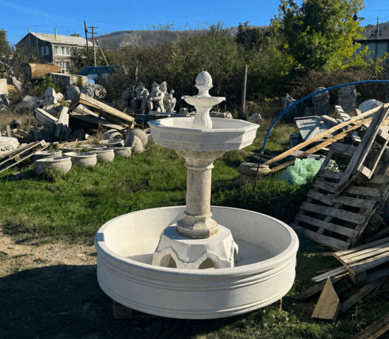 Фонтан Крымская жемчужина из натурального камня, купить в Крыму и Севастополе